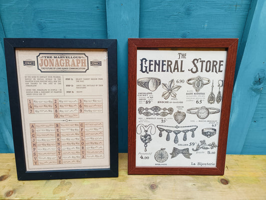 Lot 004: Jonagraph & General Store Poster Set