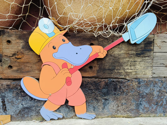 Lot 013: Platypus Miner cut out