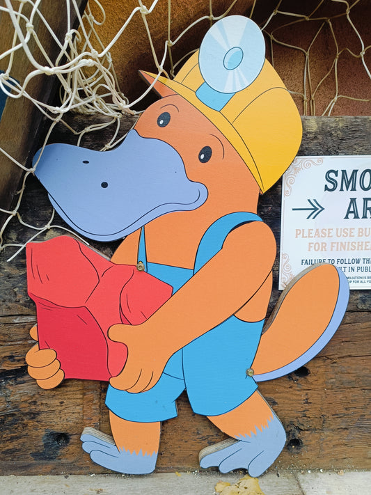 Lot 014: Platypus Miner cut out