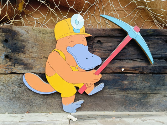 Lot 015: Platypus Miner cut out