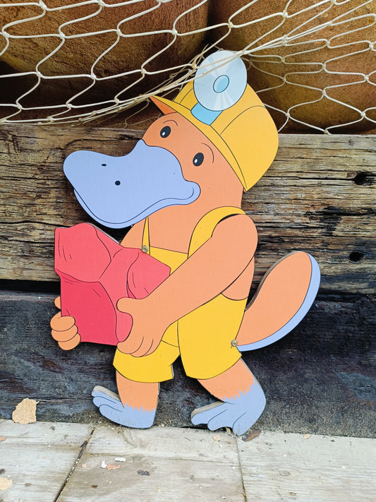Lot 016: Platypus Miner cut out